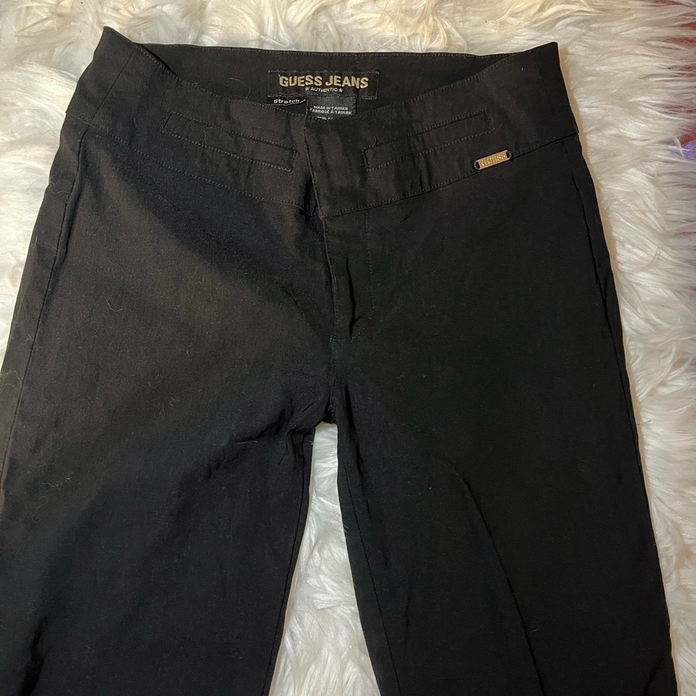 Guess Jeans Authentic: stretchy black pants in size 24